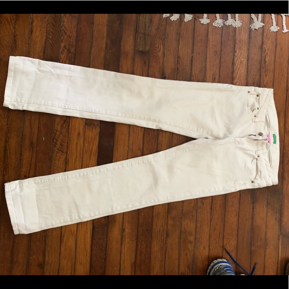 Lilly Pulitzer White Jeans